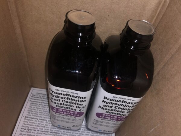 Tris Promethazine Hydrochloride and Codeine Phosphate Oral Solution Each 5ml (One Teaspoonful) contains: Promethazine Hydrochloride, USP.......... 6.25 mg Codeine Phosphate, USP..................... 10 mg Alcohol................................. 8.0% v/v USUAL DOSAGE:See accompanying package insert. WARNINGS:KEEP THIS AND ALL DRUGS OUT OF THE REACH OF CHILDREN. In case of accidental overdose,seek professional assistance or contact a Poison Control Center immediately. Store at 20° to 25°C (68° to 77°F) [See USP Controlled Room Temperature] KEEP TIGHTLY CLOSED , PROTECT FROM LIGHT. Dispense in a tight, light-resistant container as defined in the USP, with child resistant closure. Tris Promethazine & Codeine Phosphate Oral Solution is an opioid pain reliever which is used to treat mild to moderately severe pain and to help reduce coughing. Codeine is available as a single ingredient tablet and also available in multi ingredients products combined with other pain relieving medicines or cold and flu medicines. Codeine and promethazine is a combination medicine used to treat cold or allergy symptoms such as runny nose, sneezing, and cough. Codeine and promethazine contains an opioid (narcotic) cough medicine, and may be habit-forming. Manufactured by: Tris Pharma,Inc. Monmouth Junction,NJ 08852