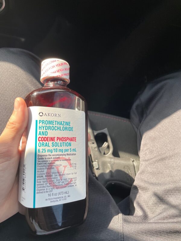 Akorn Promethazine Hydrochloride and Codeine Phosphate Oral Solution Dispense the accompanying Medication Guide to each patient. This container is not intended for household use. Each 5ml contains: Promethazine Hydrochloride, USP.......... 6.25 mg Codeine Phosphate, USP..................... 10 mg Alcohol................................. 7.0% v/v USUAL DOSAGE:See accompanying package insert. WARNINGS:KEEP THIS AND ALL DRUGS OUT OF THE REACH OF CHILDREN. In case of accidental overdose,seek professional assistance or contact a Poison Control Center immediately. Store at 20° to 25°C (68° to 77°F) [See USP Controlled Room Temperature] KEEP TIGHTLY CLOSED , PROTECT FROM LIGHT. Dispense in a tight, light-resistant container as defined in the USP. HI-TECH PHARMACAL CO., INC. Amityville,NY 11701 Akorn Promethazine & Codeine Phosphate Oral Solution is an opioid pain reliever which is used to treat mild to moderately severe pain and to help reduce coughing. Codeine is available as a single ingredient tablet and also available in multi ingredients products combined with other pain relieving medicines or cold and flu medicines. Codeine and promethazine is a combination medicine used to treat cold or allergy symptoms such as runny nose, sneezing, and cough. Codeine and promethazine contains an opioid (narcotic) cough medicine, and may be habit-forming.