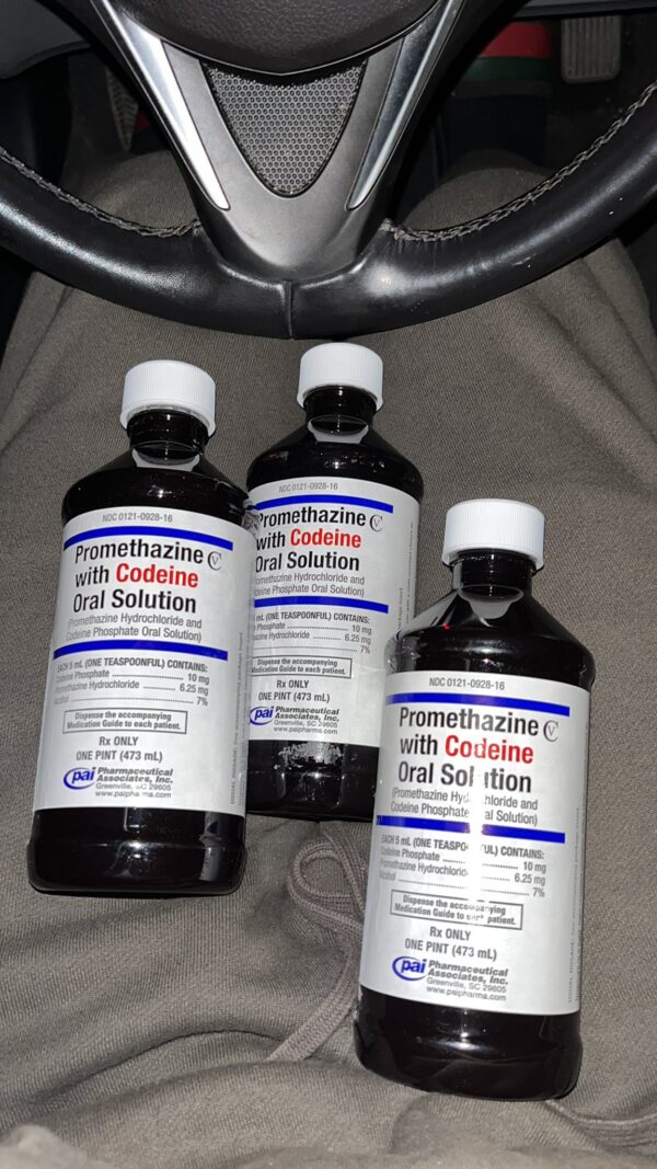 Pai Promethazine Hydrochloride and Codeine Phosphate Oral Solution Dispense the accompanying Medication Guide to each patient. This container is not intended for household use. Each 5ml contains: Promethazine Hydrochloride, USP.......... 6.25 mg Codeine Phosphate, USP..................... 10 mg Alcohol................................. 7.0% v/v USUAL DOSAGE:See accompanying package insert. WARNINGS:KEEP THIS AND ALL DRUGS OUT OF THE REACH OF CHILDREN. In case of accidental overdose,seek professional assistance or contact a Poison Control Center immediately. Store at 20° to 25°C (68° to 77°F) [See USP Controlled Room Temperature] KEEP TIGHTLY CLOSED , PROTECT FROM LIGHT. Dispense in a tight, light-resistant container as defined in the USP. Pai Promethazine & Codeine Phosphate Oral Solution is an opioid pain reliever which is used to treat mild to moderately severe pain and to help reduce coughing. Codeine is available as a single ingredient tablet and also available in multi ingredients products combined with other pain relieving medicines or cold and flu medicines. Codeine and promethazine is a combination medicine used to treat cold or allergy symptoms such as runny nose, sneezing, and cough. Codeine and promethazine contains an opioid (narcotic) cough medicine, and may be habit-forming.