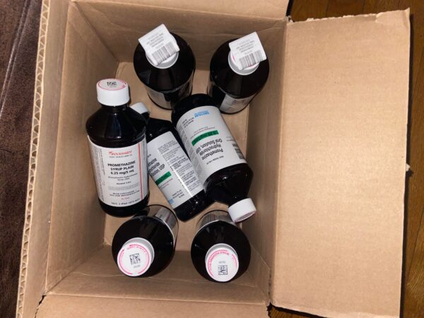 Nostrum Promethazine Hydrochloride Oral Solution Each 5ml (Teaspoonful) contains: Promethazine Hydrochloride, USP.......... 6.25 mg Alcohol................................. 7.0% v/v USUAL DOSAGE:See accompanying package insert. WARNINGS:KEEP THIS AND ALL DRUGS OUT OF THE REACH OF CHILDREN. In case of accidental overdose,seek professional assistance or contact a Poison Control Center immediately. Store at 20° to 25°C (68° to 77°F) [See USP Controlled Room Temperature] KEEP TIGHTLY CLOSED , PROTECT FROM LIGHT. Dispense in a tight, light-resistant container as defined in the USP, with child resistant closure. NOSTRUM PHARMACEUTICALS LLC Company Profile | West Caldwell, NJ | Competitors, Financials & Contacts - Dun & Bradstreet. NOSTRUM Promethazine & Codeine Phosphate Oral Solution is an opioid pain reliever which is used to treat mild to moderately severe pain and to help reduce coughing. Codeine is available as a single ingredient tablet and also available in multi ingredients products combined with other pain relieving medicines or cold and flu medicines. Codeine and promethazine is a combination medicine used to treat cold or allergy symptoms such as runny nose, sneezing, and cough. Codeine and promethazine contains an opioid (narcotic) cough medicine, and may be habit-forming.