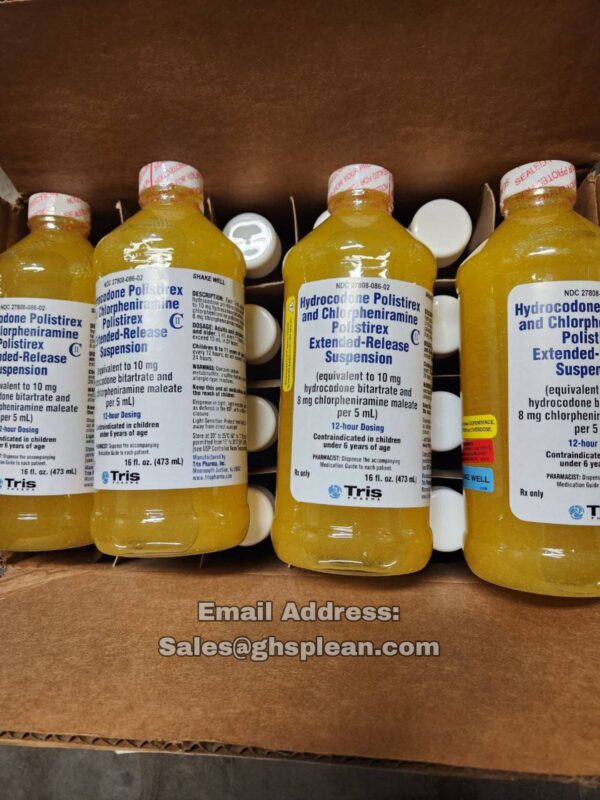 Tussionex hydrocodone polistirex and chlorpheniramine polistirex Extended Release oral suspension. Important information about hydrocodone polistirex and chlorpheniramine polistirex ER oral suspension: Hydrocodone polistirex and chlorpheniramine polistirex ER oral suspension is indicated for relief of cough and upper respiratory symptoms associated with allergy or a cold in adults and children 6 years of age or older. Hydrocodone polistirex and chlorpheniramine polistirex ER oral suspension is contraindicated in patients with a known allergy or sensitivity to hydrocodone or chlorpheniramine. The use of hydrocodone polistirex and chlorpheniramine polistirex ER oral suspension is contraindicated in children less than 6 years of age due to the risk of fatal respiratory depression. Tussionex PennKinetic is an extended release oral suspension containing a combination of of chlorpheniramine and hydrocodone. Chlorpheniramine is an antihistamine that reduces the effects of natural chemical histamine in the body. Histamine can produce symptoms of sneezing, itching, watery eyes, and runny nose. Hydrocodone is a narcotic cough suppressant. It affects the signals in the brain that trigger cough reflex. Tussionex PennKinetic is used to treat runny nose, sneezing, itching, watery eyes, and cough caused by allergies, the common cold, or the flu.